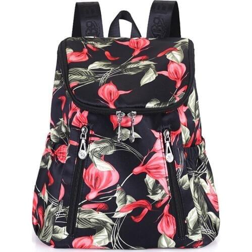 4PCS / LOT New Women Shoulder Bag Female Korean Waterproof Nylon Cloth Bag Lady Casual Butterfly Bag Backpack School Teenagers