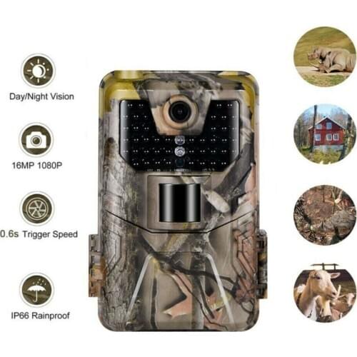 16MP Hunting Trail Camera Wildlife Camera Night Vision Motion Activated Outdoor Forest Camera Trigger Wildlife Scouting Camera