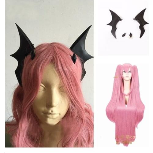 Seraph Of The End Owari no Seraph Krul Tepes Cosplay Headwear Wig Queens Headdress Bat Hairpin Diamond Hair Clip Costume Props