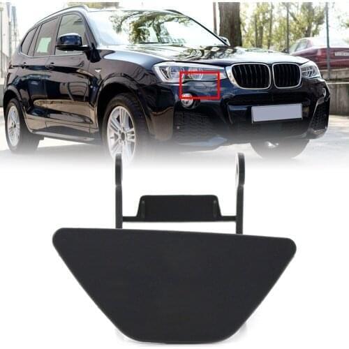 Auto Front Right Headlight Headlamp Washer Cap Cover Replacement For BMW F10 F18 5-Series 535i 2014 2015 2016 Plastic