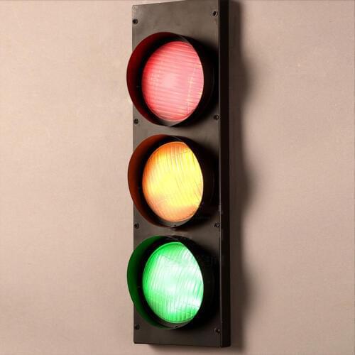 Modern Home Decor Traffic Light Corridor Loft Wall Lamp Fixture Bedroom Lighting