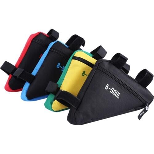 Cycling Bag Waterproof Bicycle Front Frame Triangle Bag Cycling Bike Tube Pouch Holder Saddle Panniers Waterproof Accessories