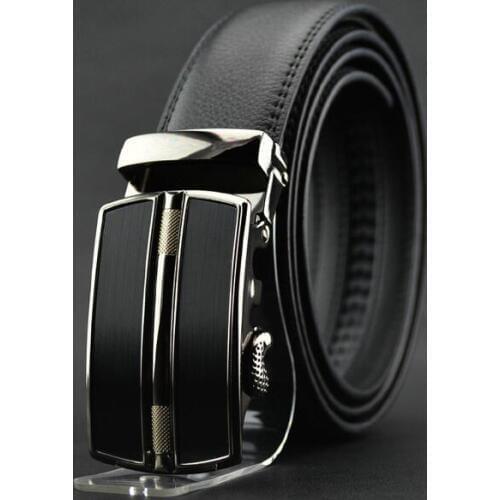 ZPXHYH Famous Brand Belt Men Top Quality Genuine Luxury Leather Belts for Men,Strap Male Metal Automatic Buckle mens belts