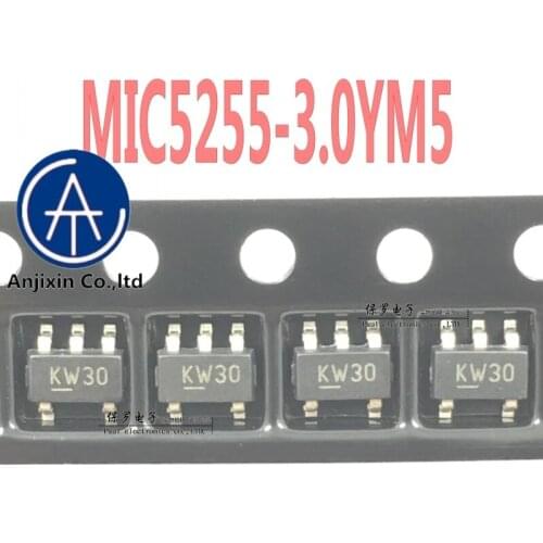 10pcs 100% orginal new MIC5255-3.0YM5 MIC5255-3.0BM5 silk screen KW30 SOT23-5 real stock