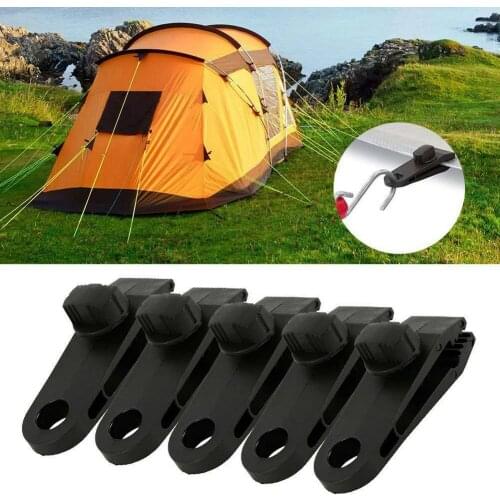 10pcs Reusable Tent Tarp Tarpaulin Clip Clamp Buckle Camping Tool Heavy Duty Sale Unique Locking Clamp Buckle Camping Tools