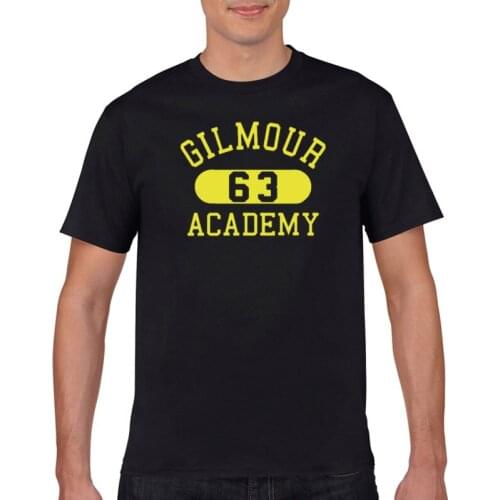 2021 fun print Gilmour academy 63 printed mens T-shirt short sleeve cotton t-shirt mens clothing loose top Funny T-shirt
