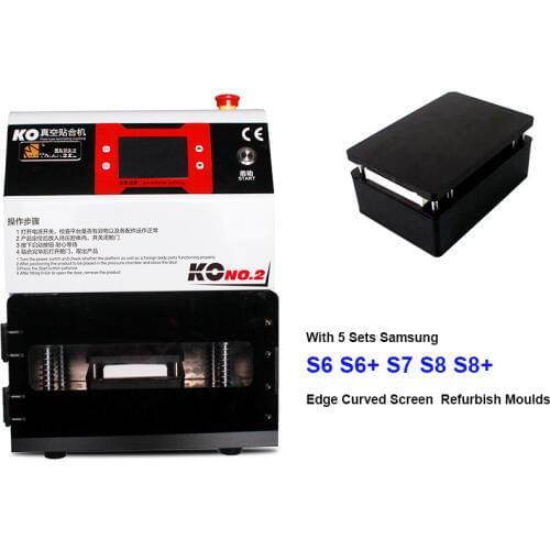 7 inch KO NO.2 Vacuum Laminating Machine OCA Laminator For iPhone Touch Screen Repair For Samsung Edge Curve Screen Repair