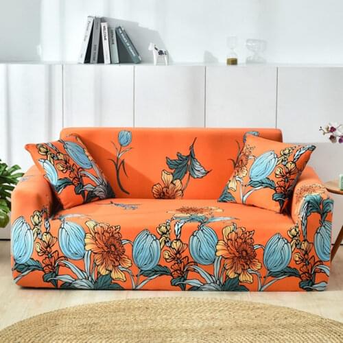 Caravana Sofa Slipcover Sunflower Printed Couch Cover Cushion Stretch Furniture Protector in Living Room for Kids Pets