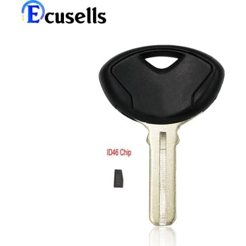 For BMW Motorcycle BLANK TRANSPONDER KEY SHELL F650 F800 S1000RR R1200 K1200 K1300 with ID46 Chip