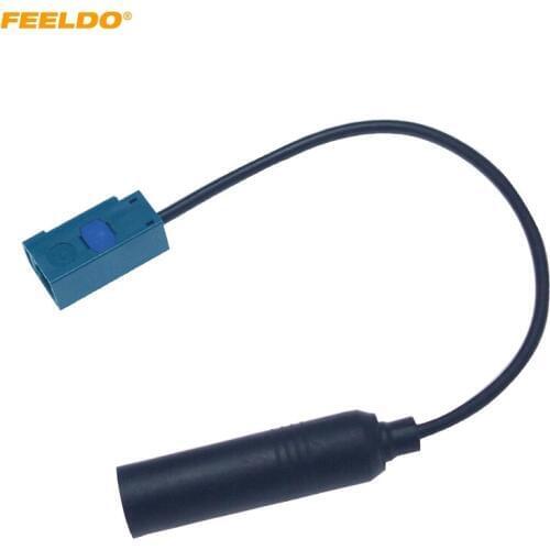 FEELDO Car Aftermarke Radion Antenna Wire Harness Plug For Volkswagen Male to Motorola Female Adapter #2019