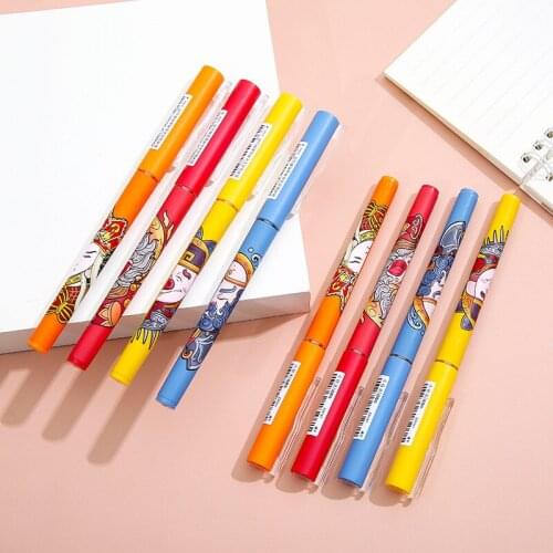 36 pcs/lot Chinese Style Journey to the West Gel Pen Cute 0.5 mm black ink Signature Pens Office School Supplies Stationery gift