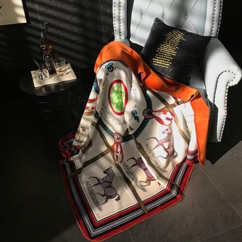 H Cashmere Blanket Crochet Soft Wool Scarf Shawl Portable Warm Plaid Sofa Bed Fleece Knitted Throw Towell Cape Pink Blanket