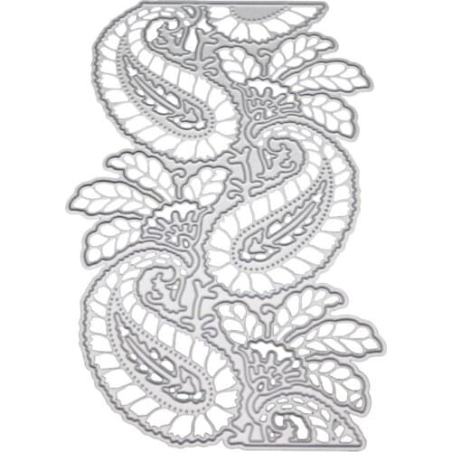 Leaf Background Metal Cutting Dies Stencil DIY Scrapbooking Album Stamp Paper Card Embossing Craft Decor