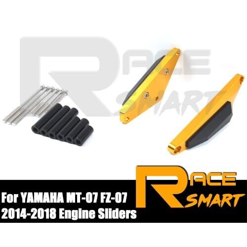 MT-07 FZ-07 2014-2018 Motorcycle Engine Protector Slider Case Guard Cover Parts For YAMAHA 2015 2016 2017 MT07 FZ07 MT FZ 07 New