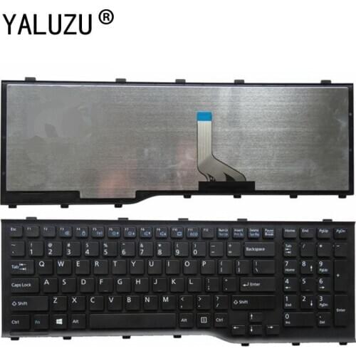 New US Laptop Keyboard For FUJITSU Lifebook AH532 A532 N532 NH532 PN:MP-11L63US-D85 Notebook Replacement english keyboard
