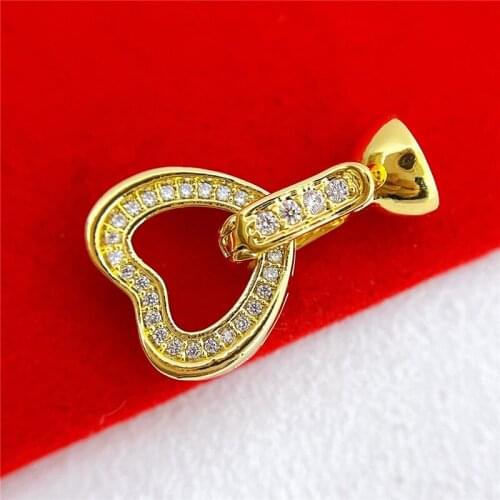 Wholesale DIY Natural Stones Beads Jewelry Making Accessories Silver/Gold/Rose Gold Metal Connector Clasps Findings