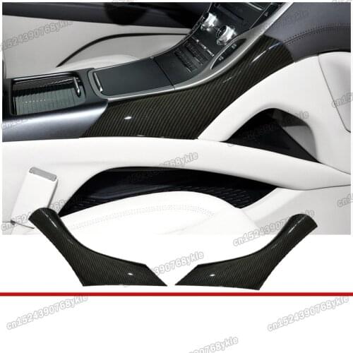 Lsrtw2017 abs carbon fiber car gear panel side post trims for lincoln mkx 2016 2017 2018 2019