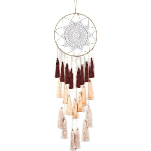 Wind Chimes Hanging Decoration Gift 2021 Original Handmade Car Iron Material Bohemian Tassel For Living Room Wall Dream Catchers