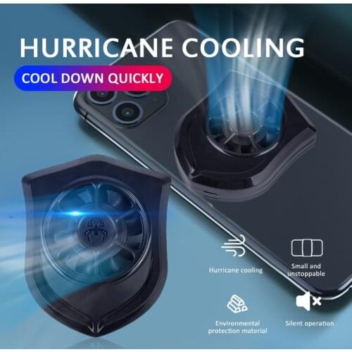 Phone Cooler Portable Mobile Phone Radiator USB Phone Cooling Fan 2021 Mobile Phone Cooler Accessories For IPhone Android Gamer
