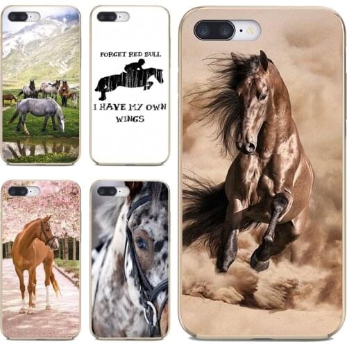 For Huawei Mate 20 30 40 7 8 9 10 Lite Pro P Smart 2018 2019 Plus G7 G8 Dappled-Horse Silicone Phone Cover Bag