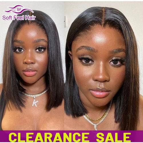 Soft Feel Hair Black Wigs