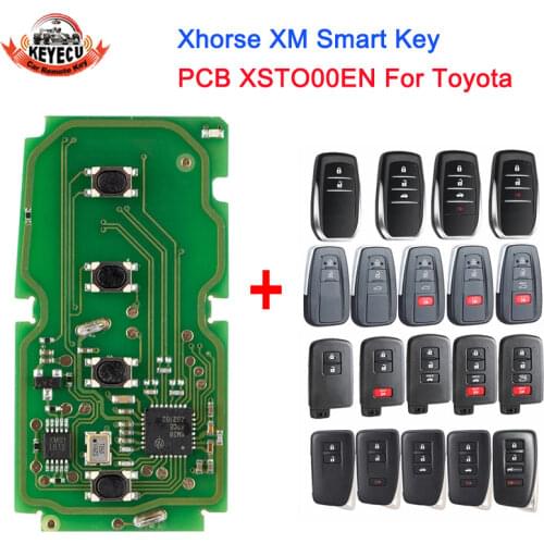 KEYECU Xhorse VVDI XM Smart Key Renew Rewrite Universal Remote Support 4D 8A Series for Toyota Work for Plus Max VVDI2 VVDI Mini