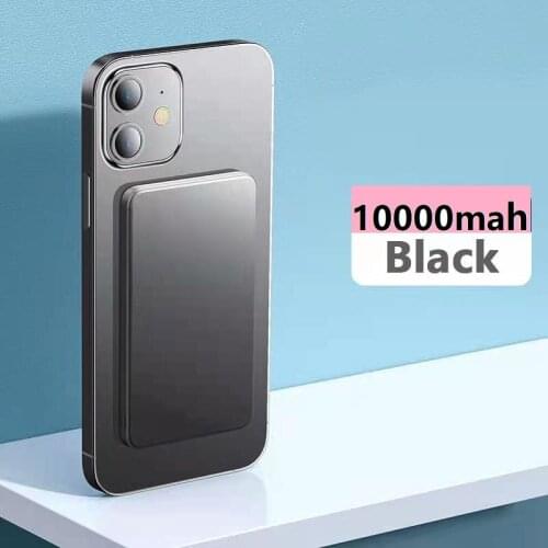 10000mah Magnetic Charging Wireless Mobile Phone Powerbank Supply for Apple, Xiaomi, Samsung, Huawei, Portable Chargers