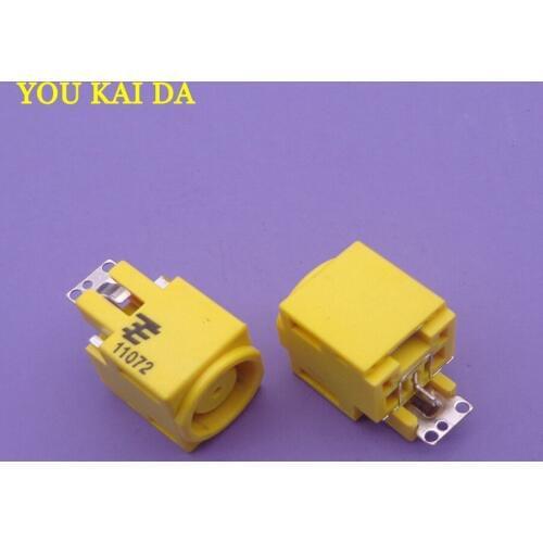 2pcs/lot DC Power Jack repair for Lenovo ThinkPad SL400 SL500 SL300 E40 E50 X200 X6 X200 X201 X220 E420S E430S DC Jack Yellow