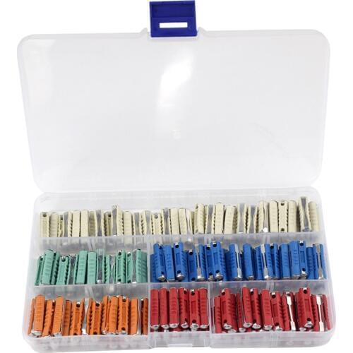 200 Pcs Continental Car Fuses Torpedo Type Sets For European Cars Old Style
