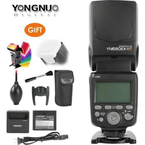 YN680EX-RT Wireless Master Control High-speed 2.4G 1/8000s TTL Flash Speedlite with 2000mAh Lithium battery for Canon Camera