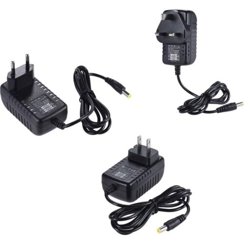 DC 9V 2A/1A AC 100-240 Guitar Pedal Power Supply Adapter Converter for Effect Pedal EU/UK/US Plug Guitar Accessories