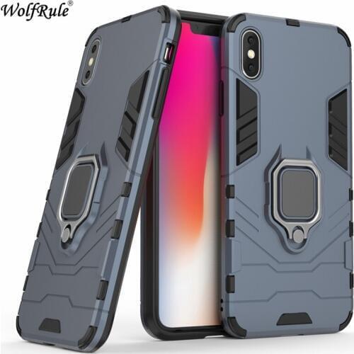 Case For iphone XS Max Case Fundas Capa iphone XS Max Car Phone Holder Magnetic Finger Ring Stand Cover For iphone XS Max 6.5"