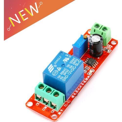 DC 12 V Vehicle Delay Relay Shield Module NE555 Timer Adjustable Switch 0 ~ 10 S S08