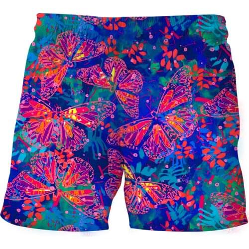 Children Clothing Tie Dye Style Shorts Kids 3d Shorts Girls Children Summer Beach Loose Shorts Casual Girls Pants Pattern 2021
