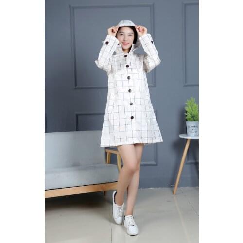 Long Raincoat Women Waterproof White Rain Coat Ponchos Jackets Windbreaker Women Ladies Kids Raincoats for Girls Yupi Yagmurluk