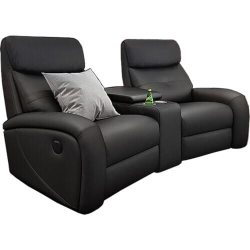 Living room Sofa electric recliner relax massage theater Cinema functional genuine leather couch Nordic modern muebles de sala c