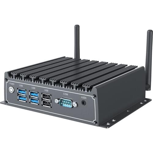 Chatreey X1 mini pc intel core i5 i7 fanless industrial desktop computer metal case windows 7/10 linux thin client htpc
