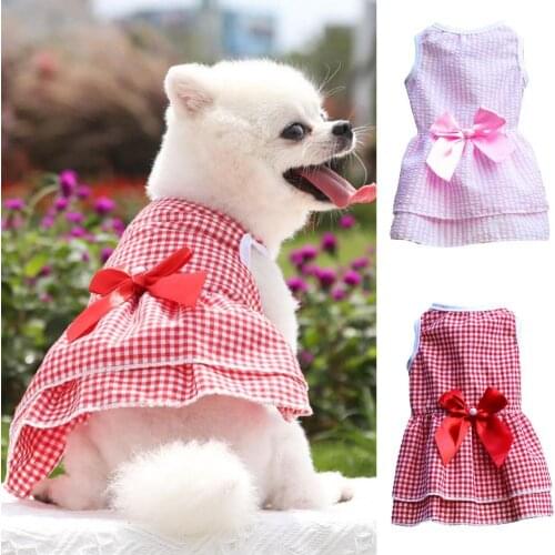 Pet Cloth Close-fitting Fashion Cute Pet Skirt Apparel Dog Dress Adorable for Dog