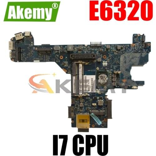 PAL70 LA-6611P For DELL Latitude E6320 Laptop Motherboard With I7 CPU DDR3 CN-0Y45W5 0Y45W5 CN-0YN6MH 0YN6MH 100% Fully Tested
