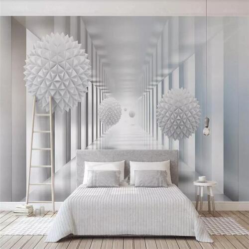 Ball 3d stereo space TV background wall professional production mural factory wholesale wallpaper mural poster photo wall