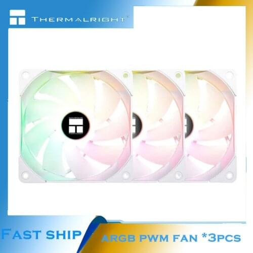 Thermalright PC case 120mm Quiet PWM Temperature Control Cooling Fan CPU Cooler,No light,TL-C12PRO