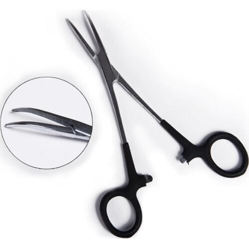 TOPIND 4pcs Fly Fishing Hook Remover 6.8" Stainless Steel Forceps with Scissors