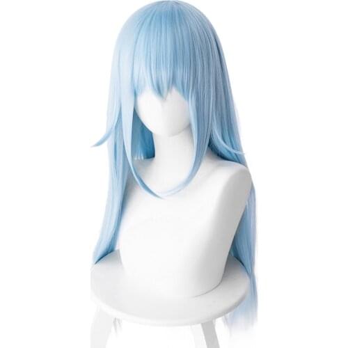 That Time I Got Reincarnated as a Slime Cosplay Wig Rimuru Tempest Blue Wig Tensei shitara Slime Datta Ken Halloween Cosplay