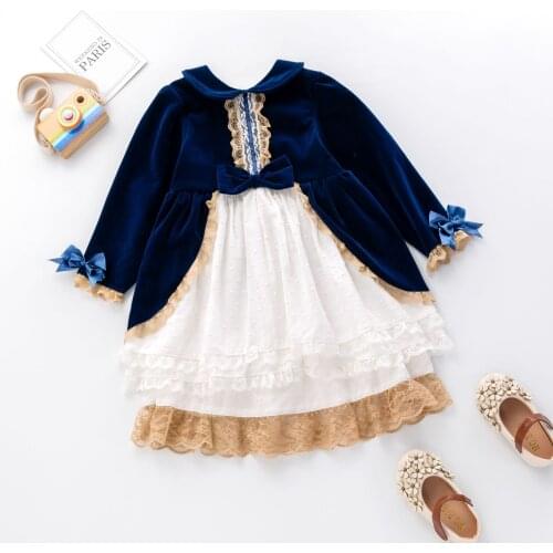 Spring New Baby Girls Cotton Fashion Sweet Dress Kids Dresses for Girls Party Birthday Vocation Dress Flower Girl Dresses