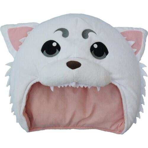 Japans hot anime GINTAMA Sadaharu Plush head stuffed toys plush toy doll doll A birthday present for your child
