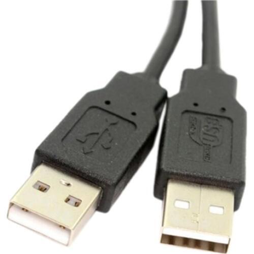 1m High Speed USB 2.0 Shielded A Male to A Male Cable Lead Black
