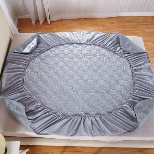 4D Breathable Mesh Bamboo Carbon Fiber 360 defree quilted fitted sheet elastic cord bedding fitted cover mattress cover sp08