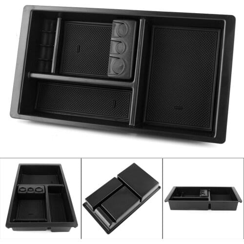 Car Center Console Organizer Box Tray For Chevy Silverado GMC Sierra Yukon 2015 2016 2017 2018