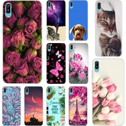 For Huawei Y6 Pro 2019 Case Huawei Y6 2019 Case Silicone Back Cover For Huawei Y6 Prime Pro 2019 Y6 2019 MRD LX1F Cover Bumper