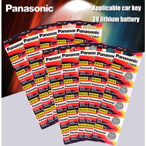 CR1616 50PCS Button Cell Coin Batteries Panasonic 100% Original cr 1616 3V Lithium Battery DL1616 ECR1616 LM1616